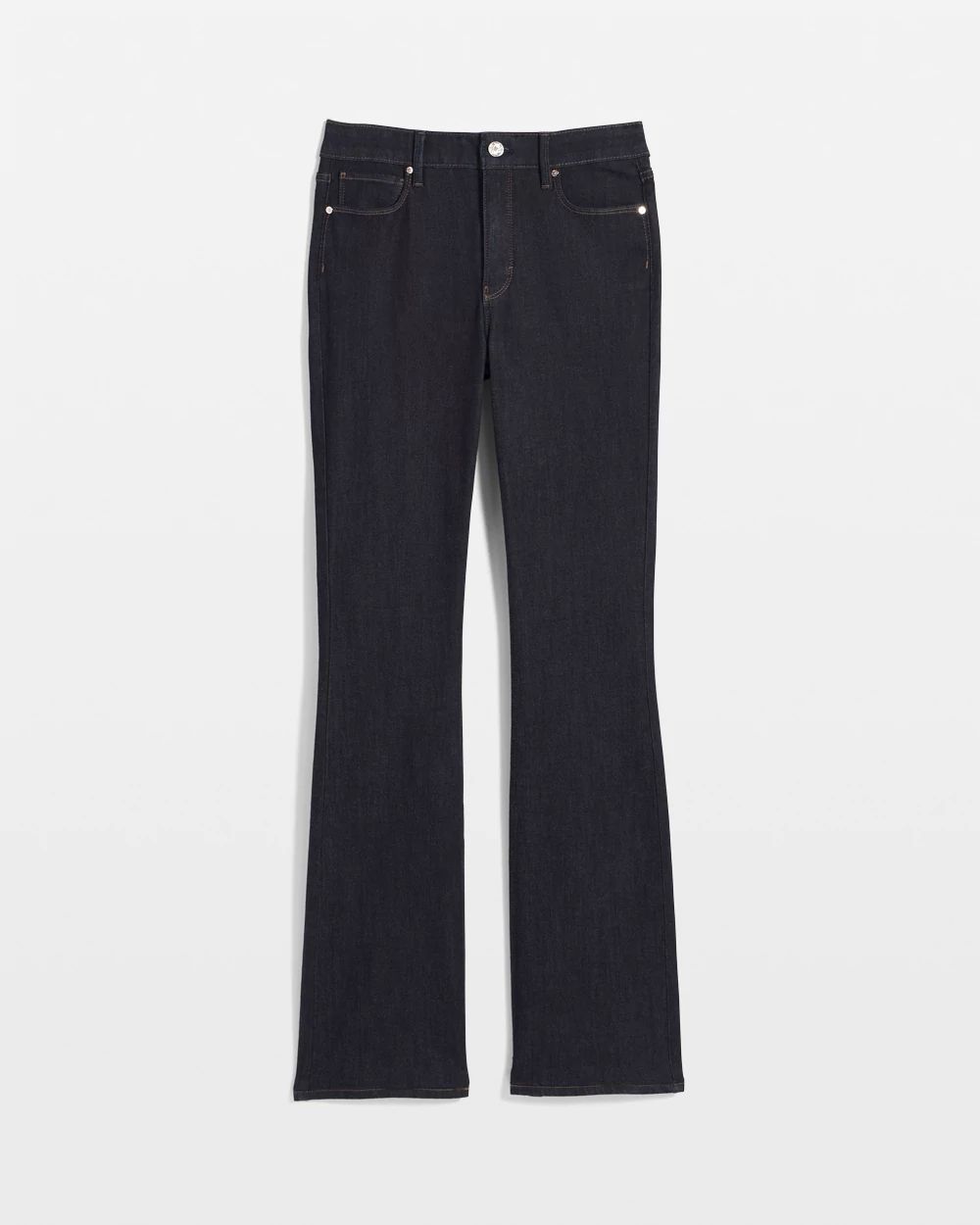 Black skinny flare jeans on sale